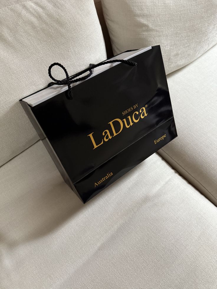 Luxury Black Paper Gift Bag