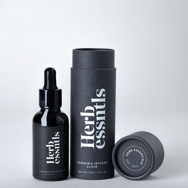 Perfume luxurious black round Box
