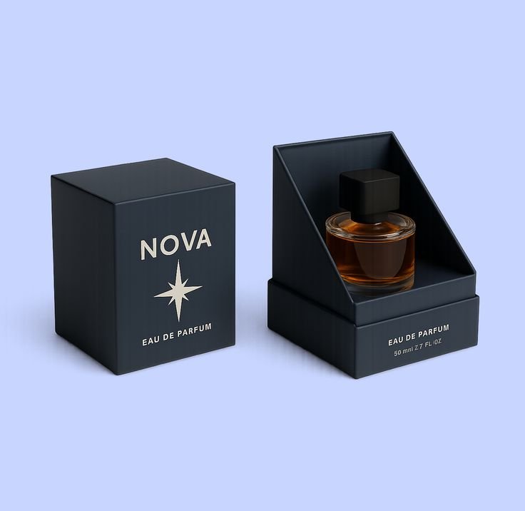 Perfume luxurious flip-top box