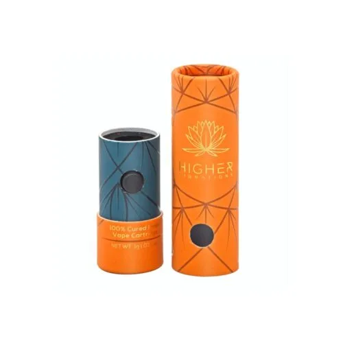 Child resistant paper tube