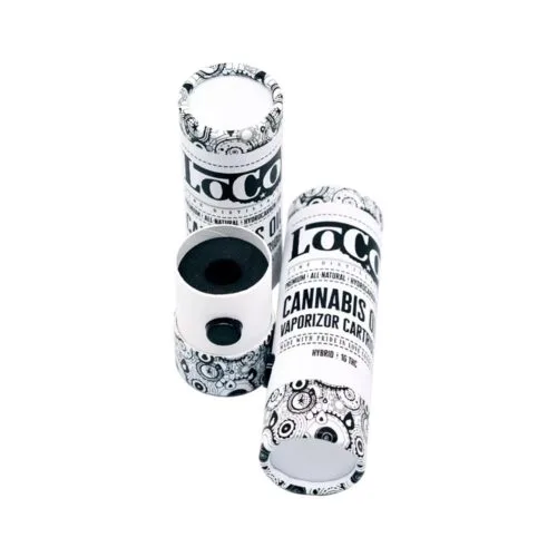Child resistant paper tube