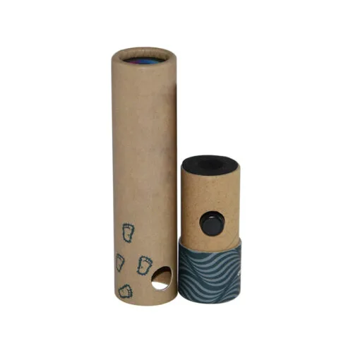 Child resistant paper tube