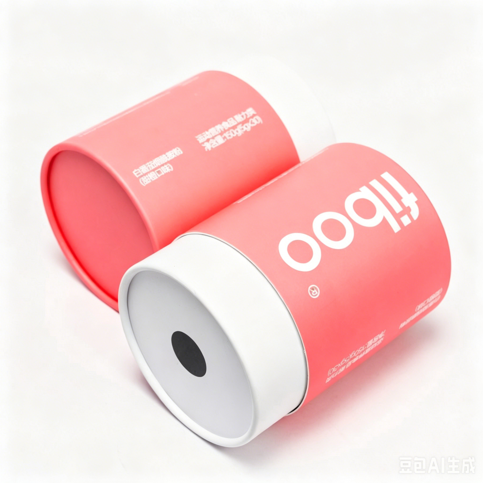 Luxury tea punch hole round box