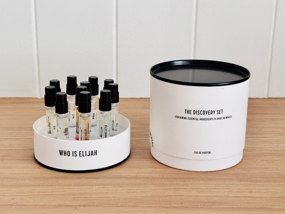 Luxurious perfume round box