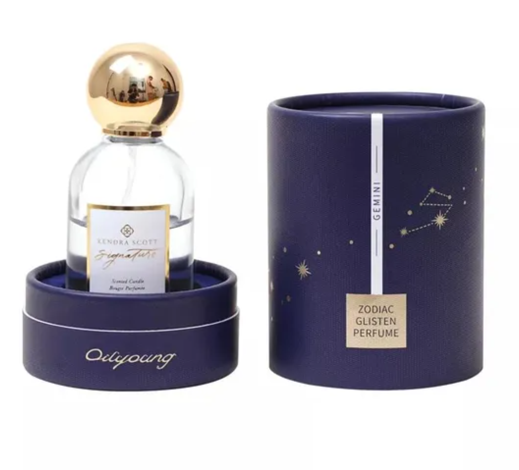 Luxurious perfume round box